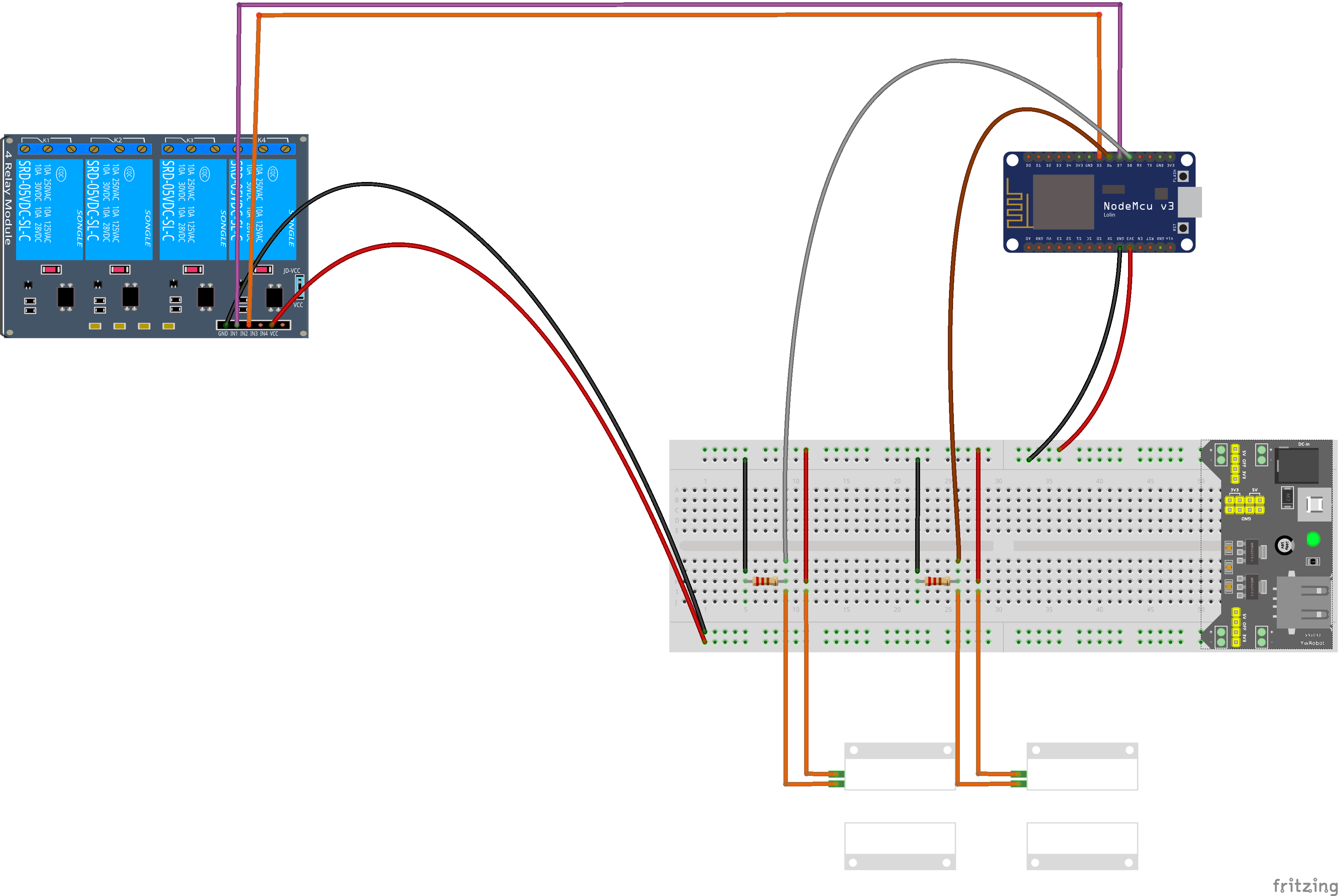 System with NodeMCU