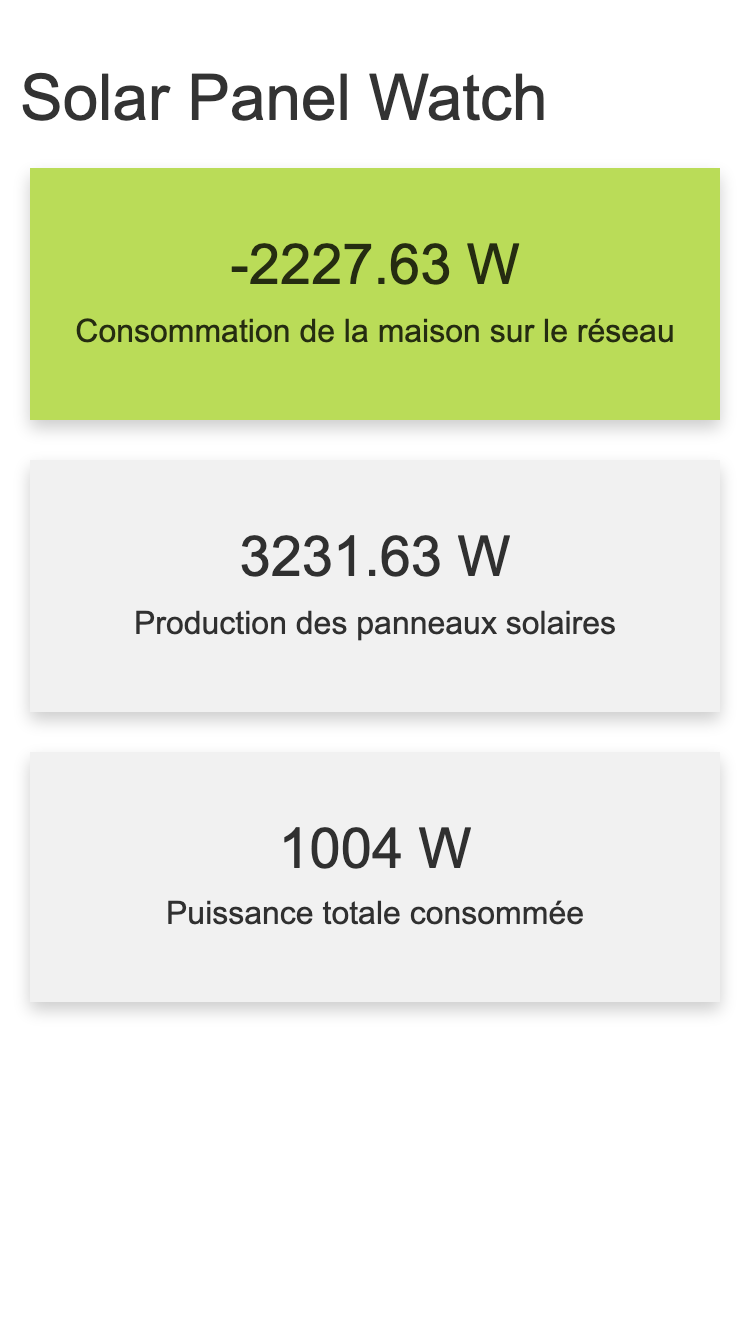 Capture d'écran de l'accueil